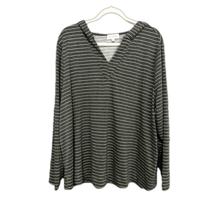 Molly & Isadora pull over with hoodie.